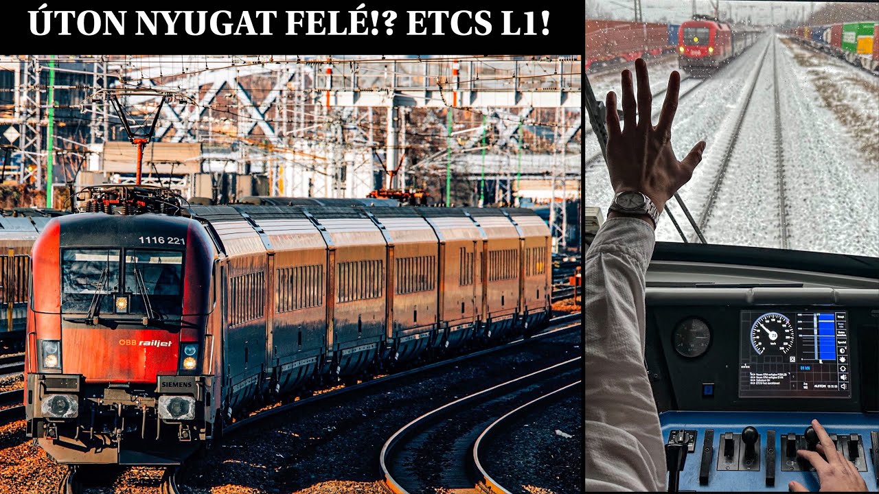 OSZTRÁK ingával a “FELÚJÍTOTT” 1-es VONALON! RAILJET!