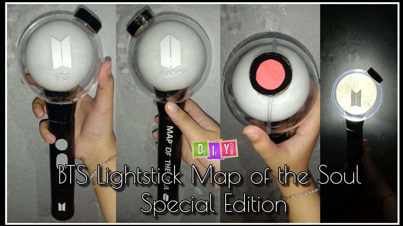 DIY BTS LIGHTSTICK | ARMY BOMB MAP OF THE SOUL SPECIAL EDITION