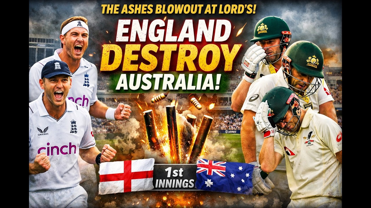 Complete Collapse 💥 | England Dominate Australia | Ashes