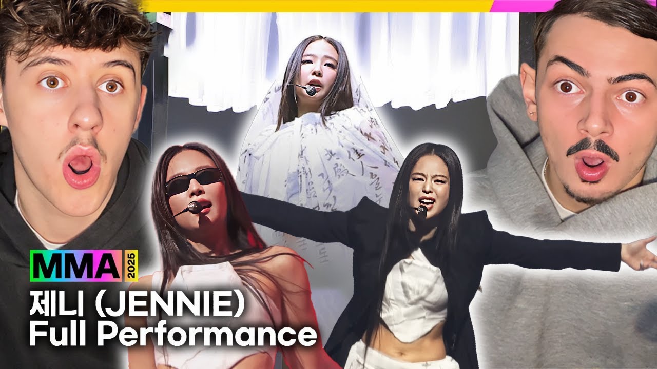 JENNIE 제니 MMA 2025 PERFORMANCE REACTION
