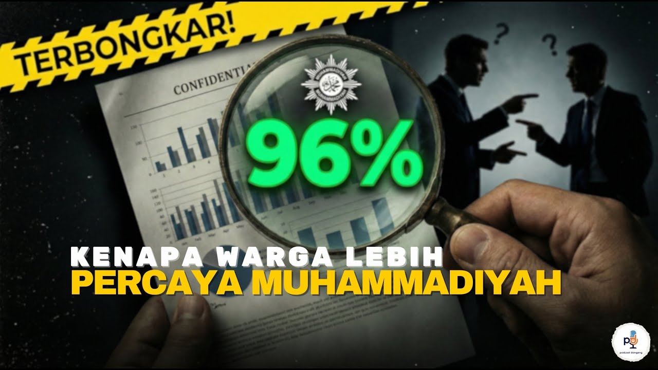BUKAN PENCITRAAN! Terbongkar Alasan 96% Warga Lebih Percaya Muhammadiyah Daripada Parpol?