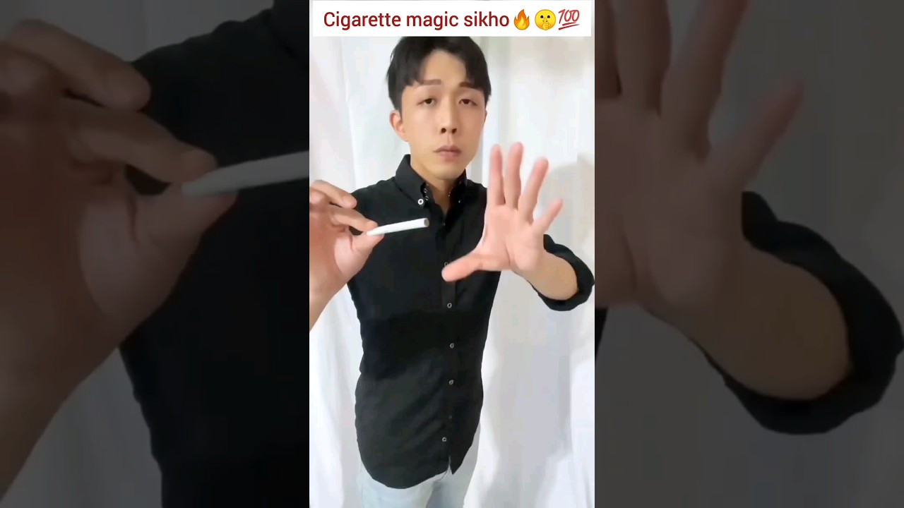 Cigarette  magic sikho #magic #tutorial #shorts #viral