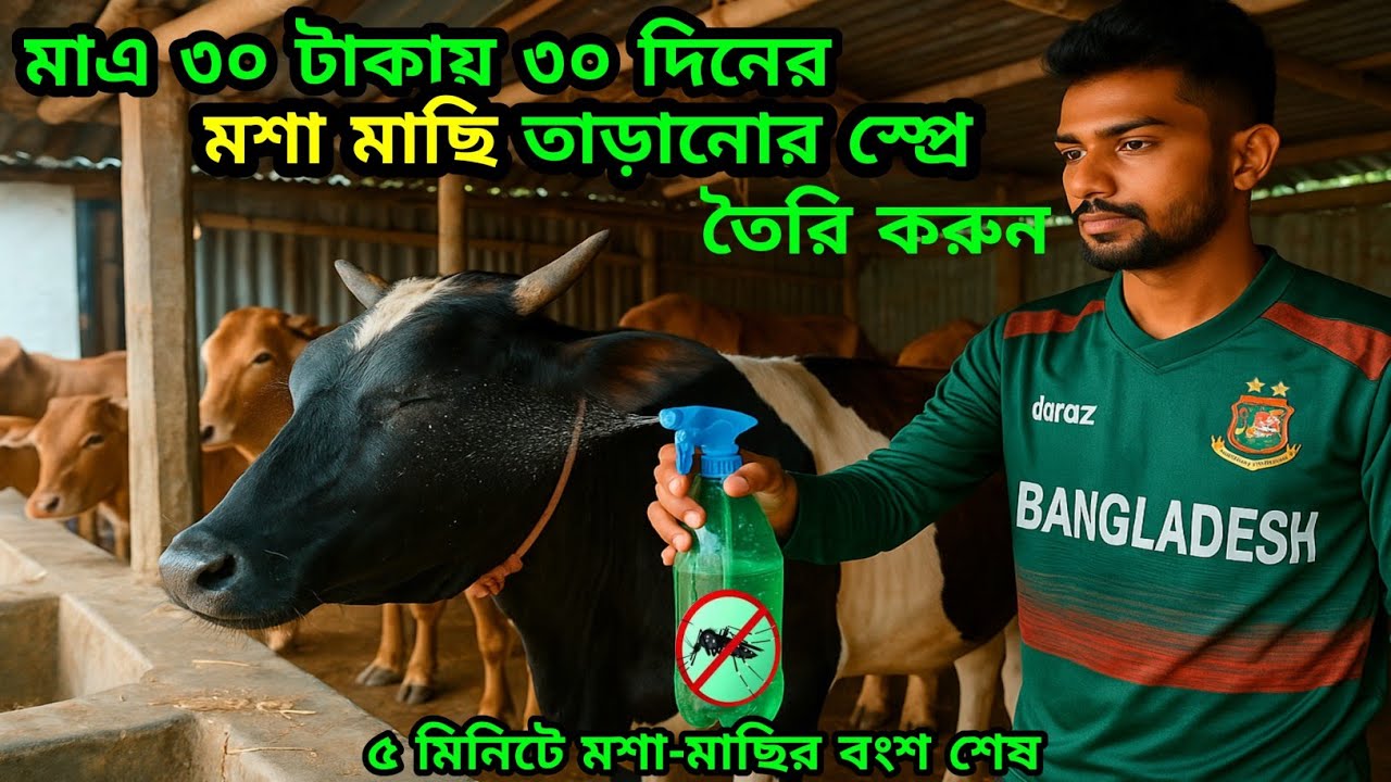 মাএ ৩০ টাকায় গরুর মশা মাছি তাড়ানোর উপায় | গরুর মশা মাছি তাড়ানোর উপায় | gorur mosa machi taranor upay