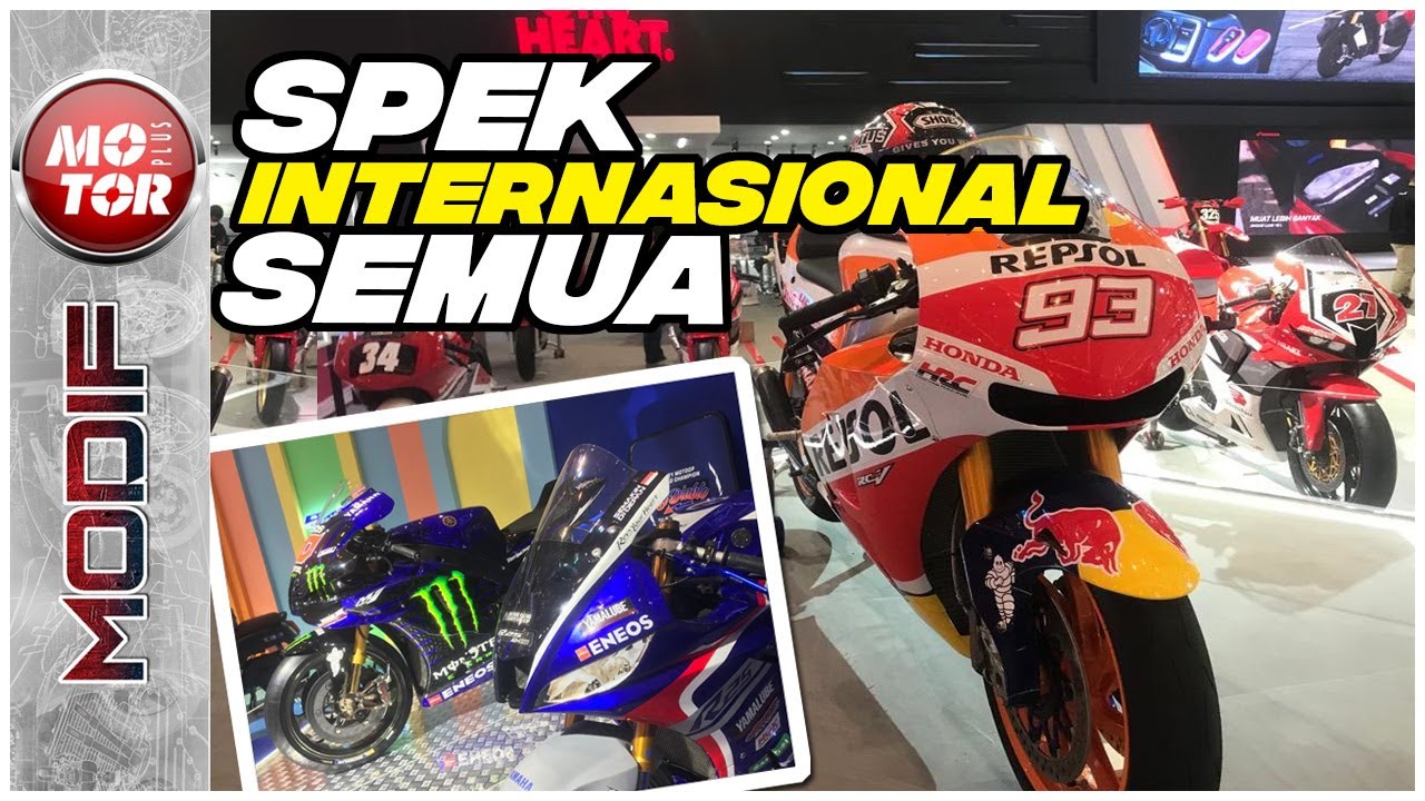Motor MotoGP di IMOS 2022, Honda RCV vs Yamaha YZR M1 | Motor Plus Modif