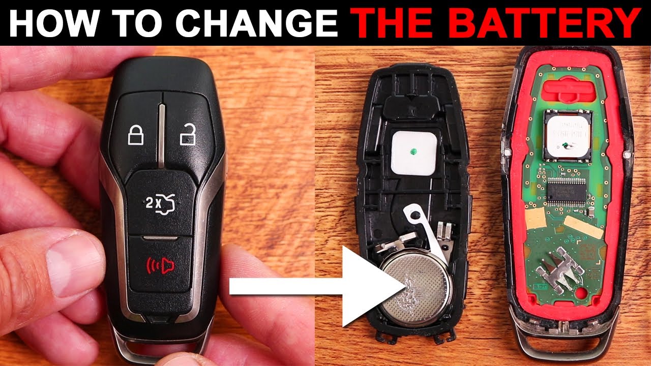 Как заменить батарею брелока MUSTANG Smart Key Fob (2015, 2016, 2017)