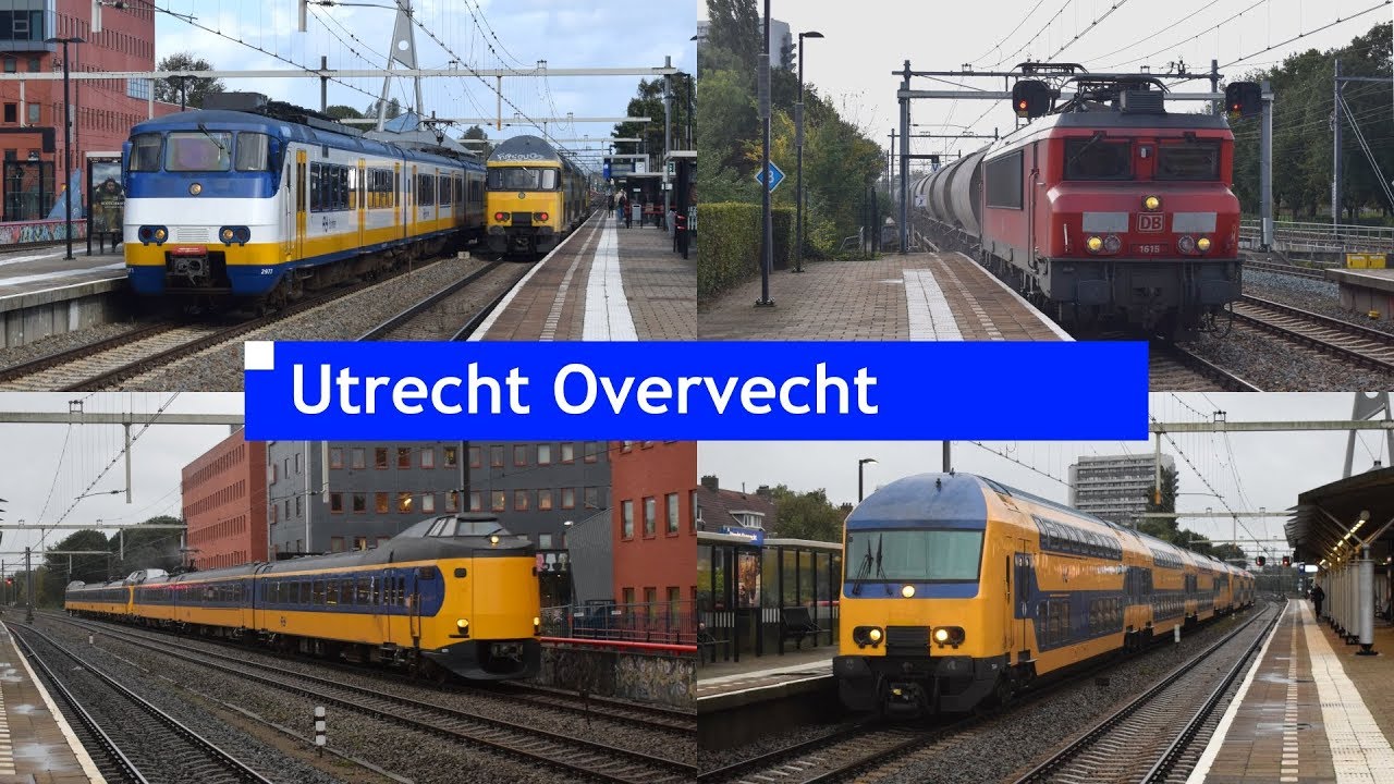 Treinen op station Utrecht Overvecht // 5 oktober 2017