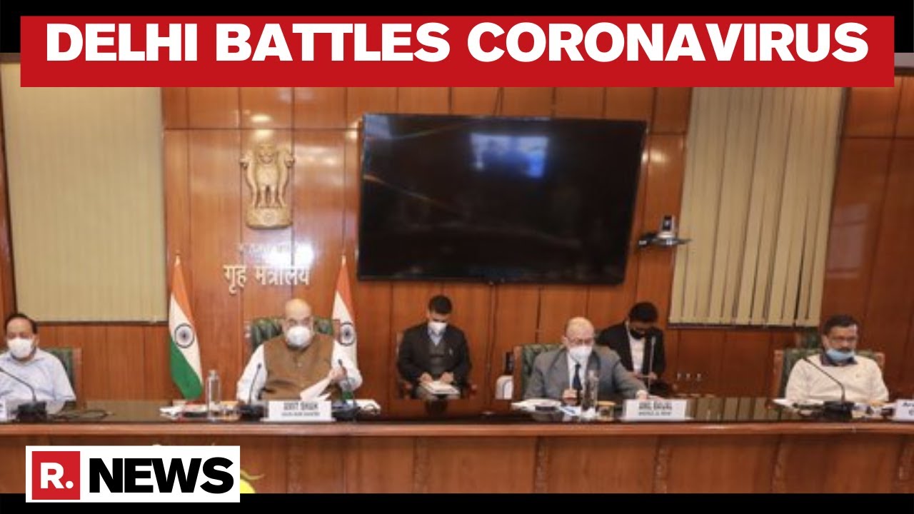 Delhi: Amit Shah Chairs Emergency Meeting On COVID-19, Strategy To Tackle Surge Discussed