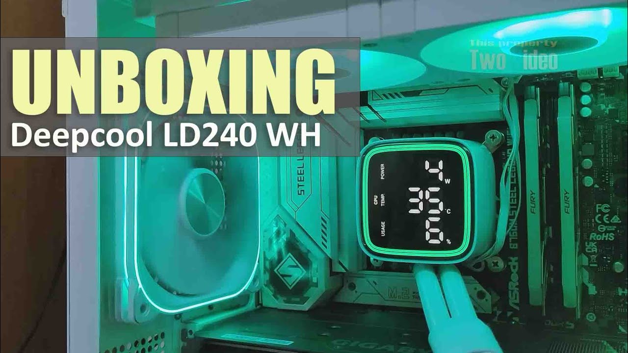 Deepcool lLD240 White Unboxing | Low Budget Liquid Cooler