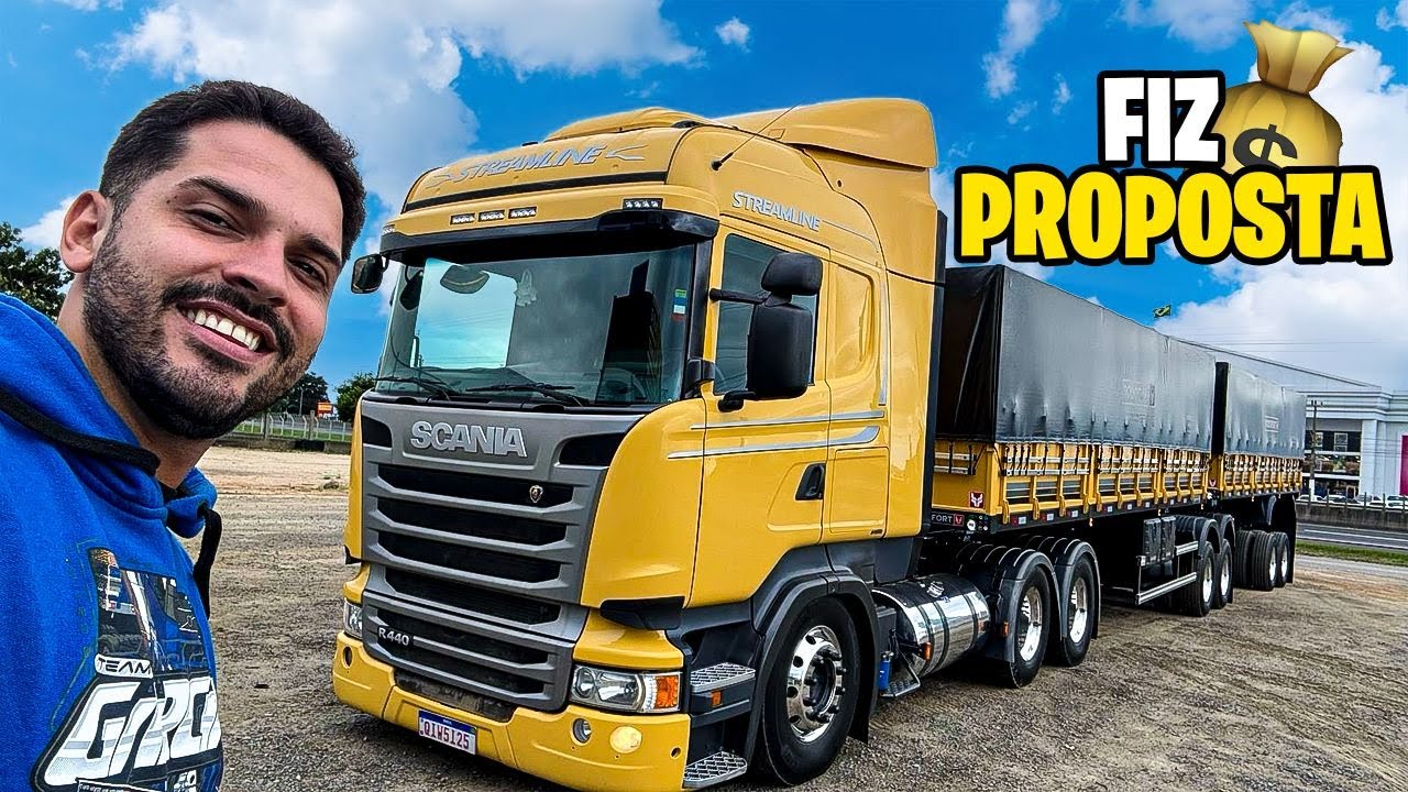 QUERO COMPRAR ESSE SCANIA BITREM 😍 FIZ A PROPOSTA