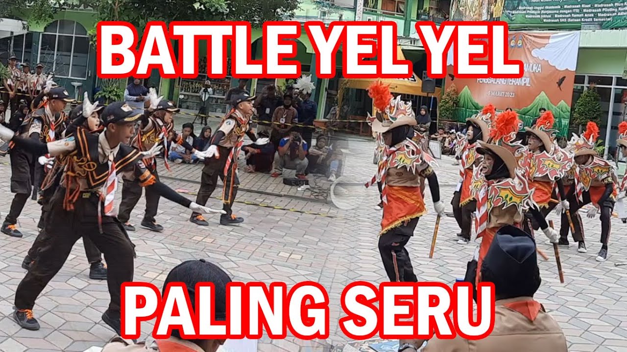 Pertunjukan Battle Yel Yel Pramuka Penggalang Paling Seru