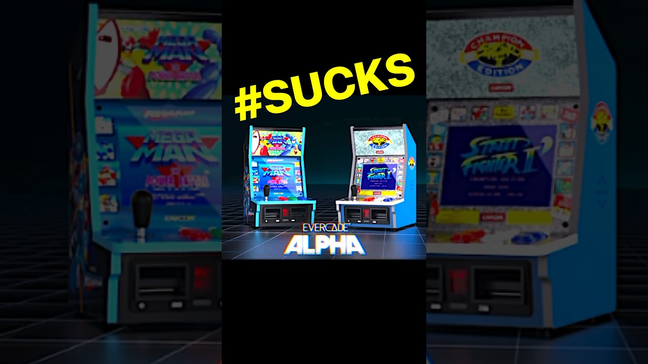 Evercade Alpha SUCKS! Arcade1up is WAY BETTER!!! #shorts #arcade1up #evercade