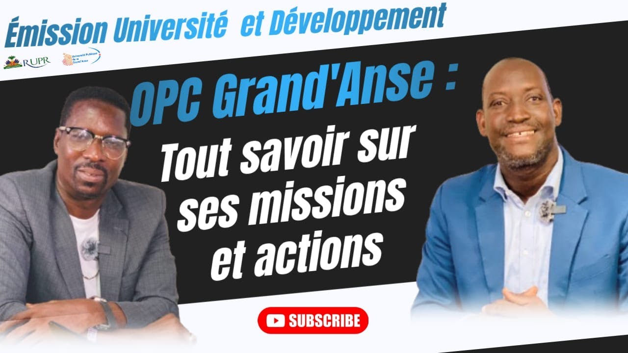 OPC Grand'Anse : Tout savoir sur ses missions et actions