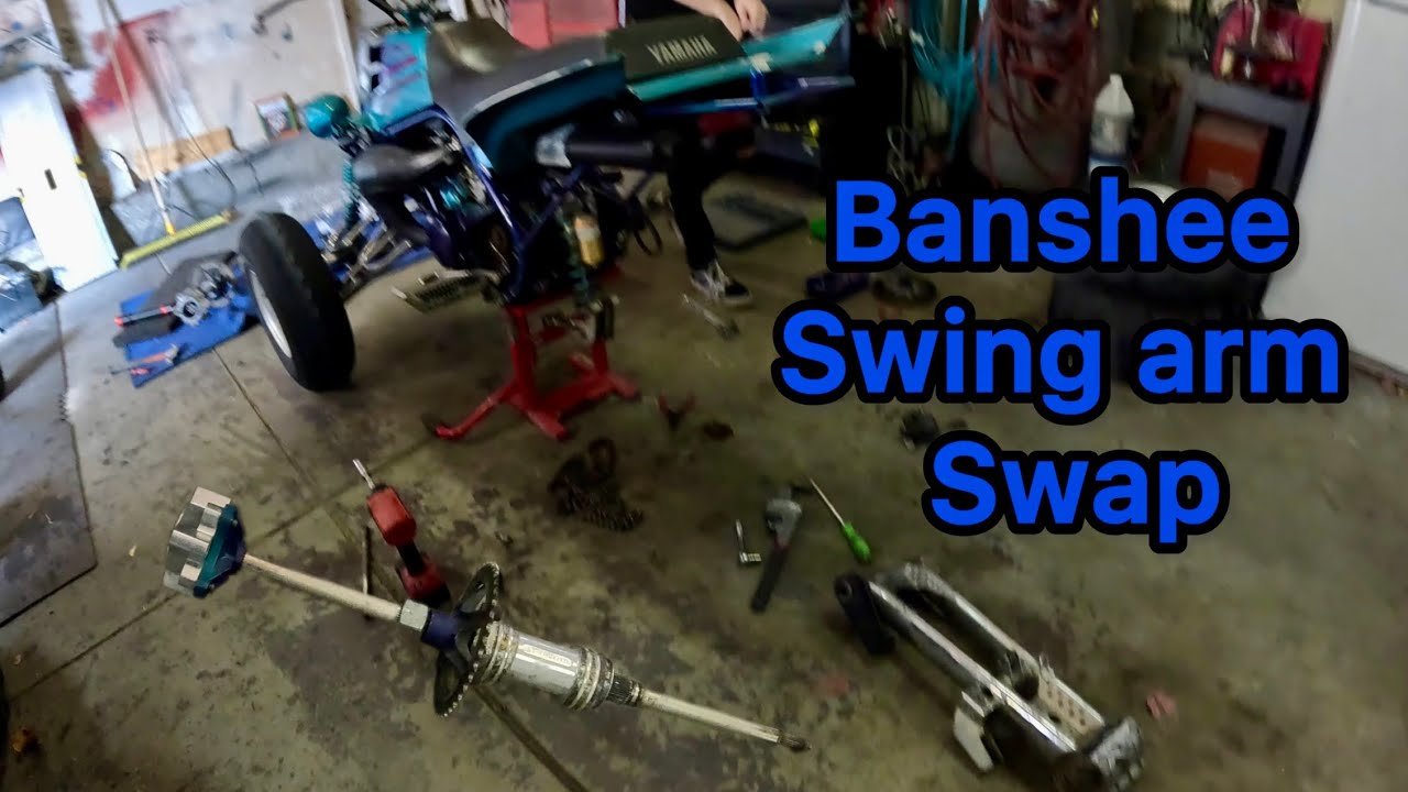 How to Swap a Banshee Swing Arm in Your Garage (DIY)