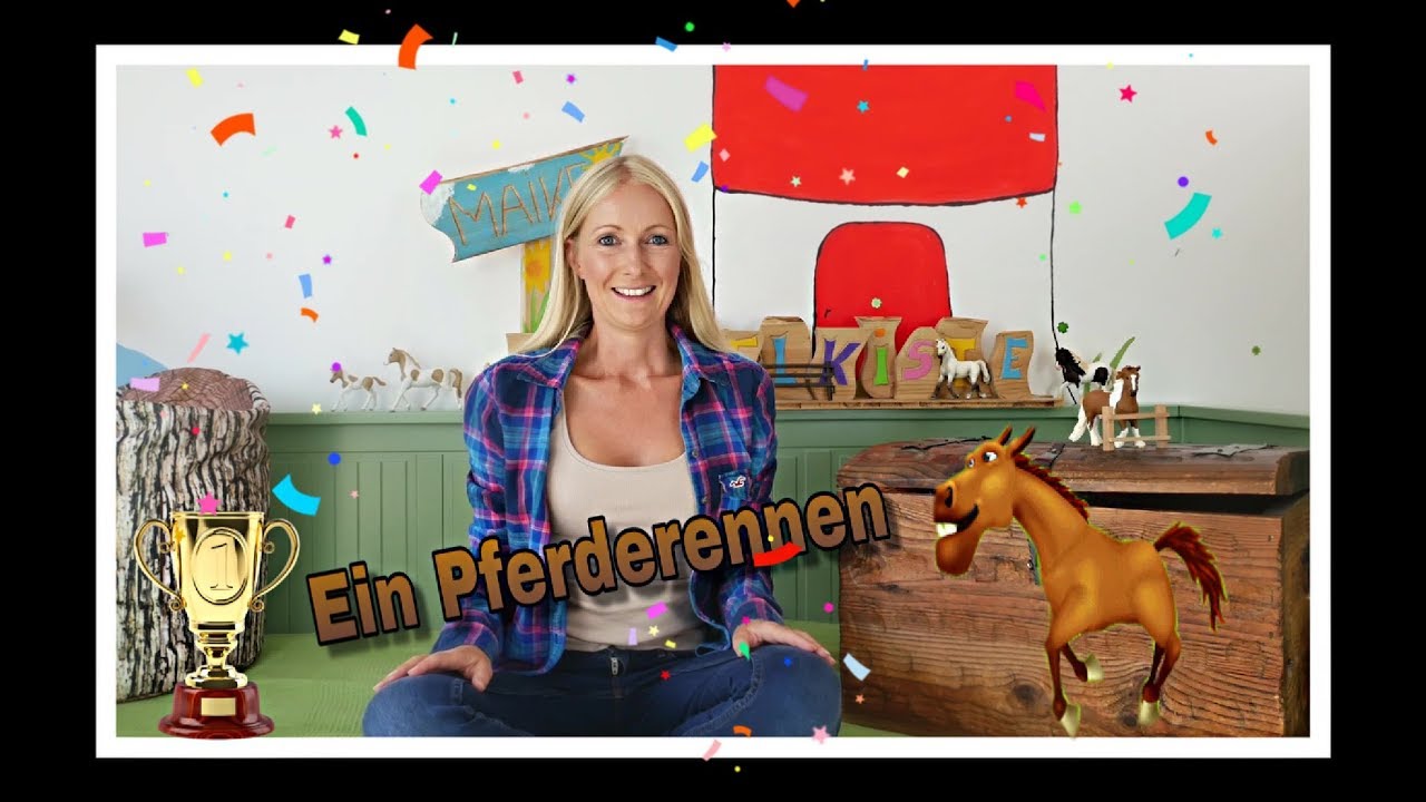 Auf der Pferderennbahn I Bewegungsgeschichte für den Morgenkreis I Mitmachgeschichte Kita