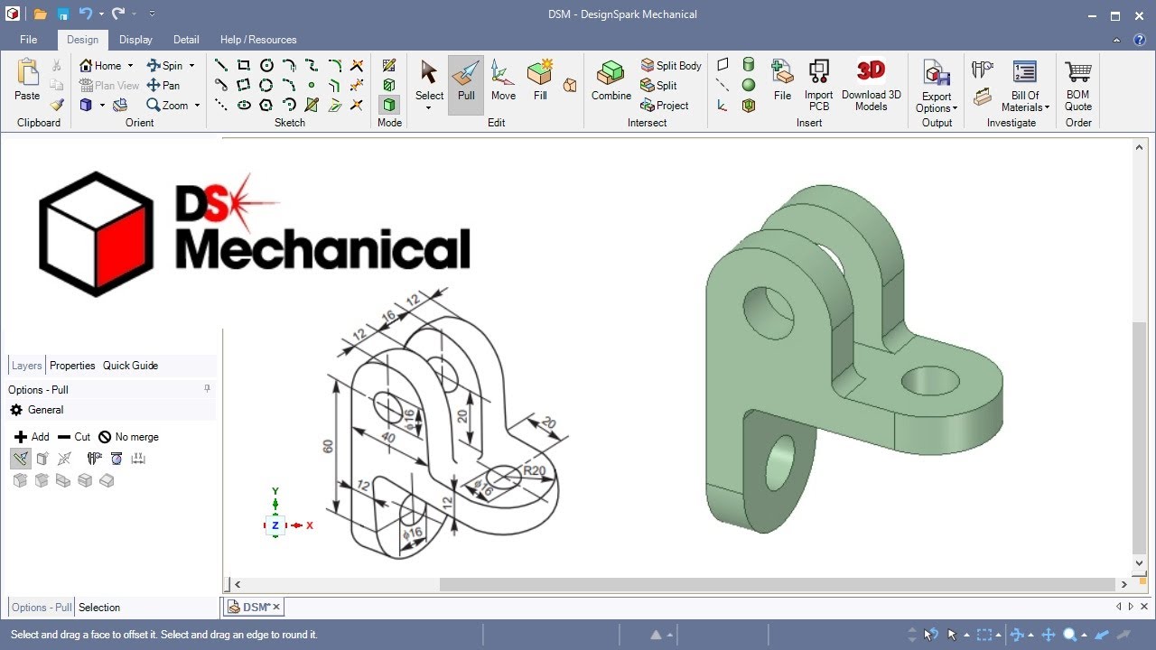 DesignSpark Mechanical #9 Direct Modeling