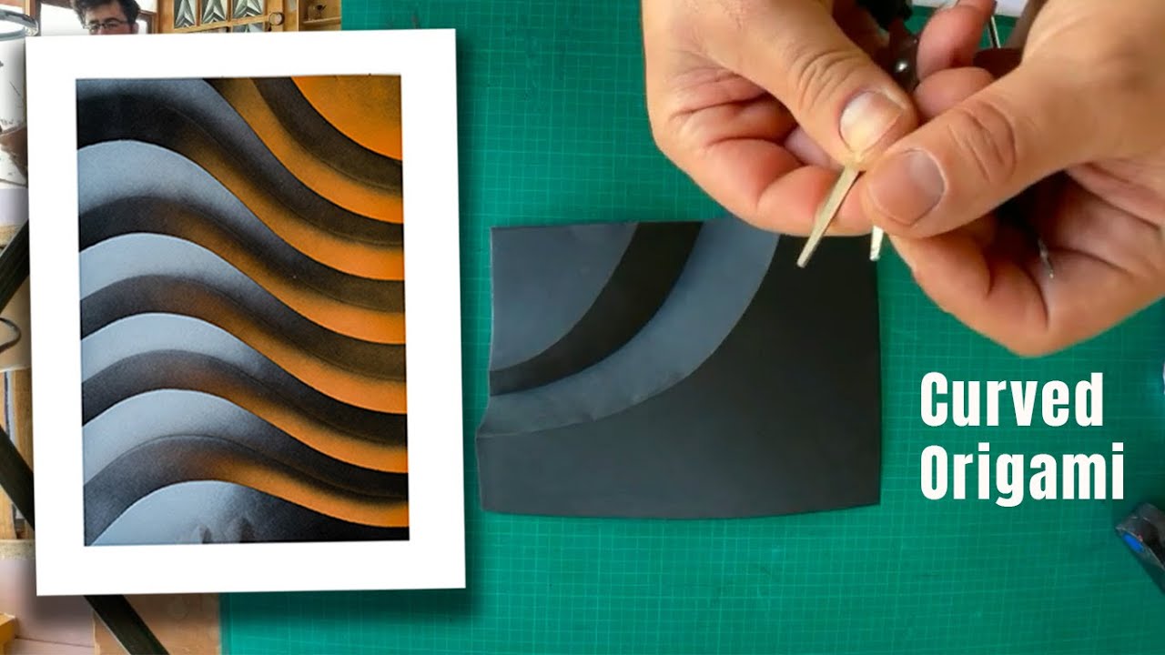 Curved origami Tutorial -  by Tola Navarro