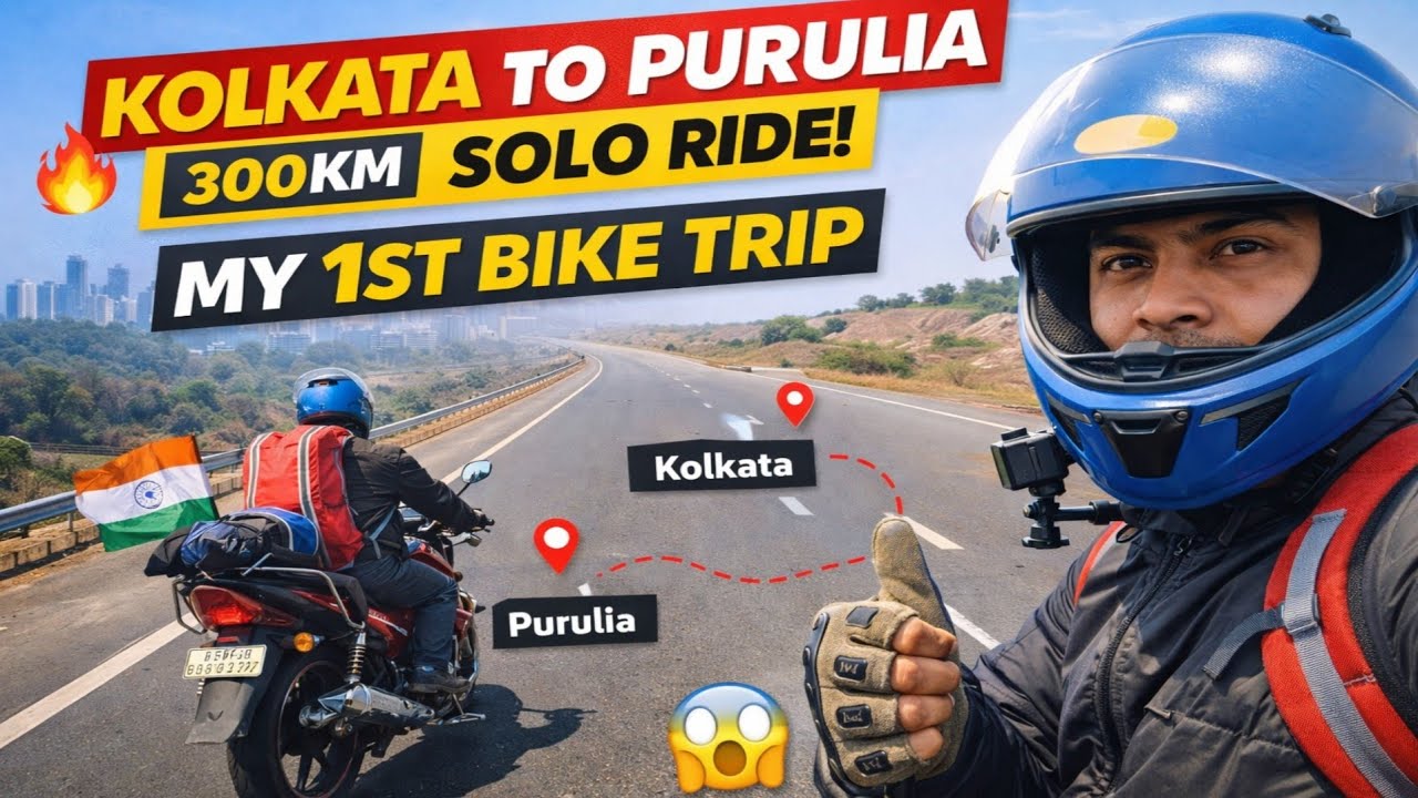 First Ever Bike Trip 😍 | Kolkata to Purulia Journey #jaibhole #bikerides #purulia