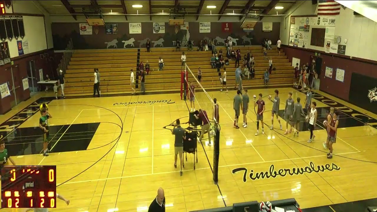 Woodcreek High vs Rio Americano High School Boys' Varsity Volleyball   Panoramic