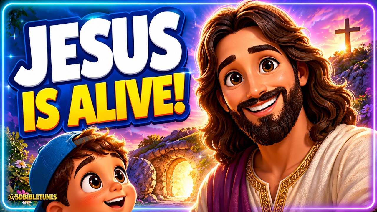 HE IS RISEN 🎉 Kids Worship Song 🙌 | Jesus Lives Easter