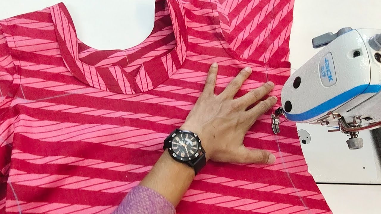 Easy way to stitch simple kurti/kameez