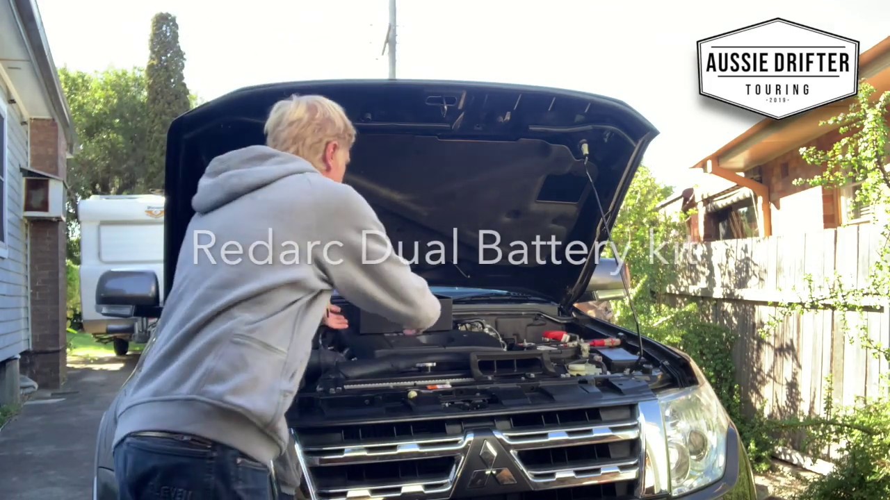 Комплект для установки двух аккумуляторов Mitsubishi Pajero Redarc bcdc1225d