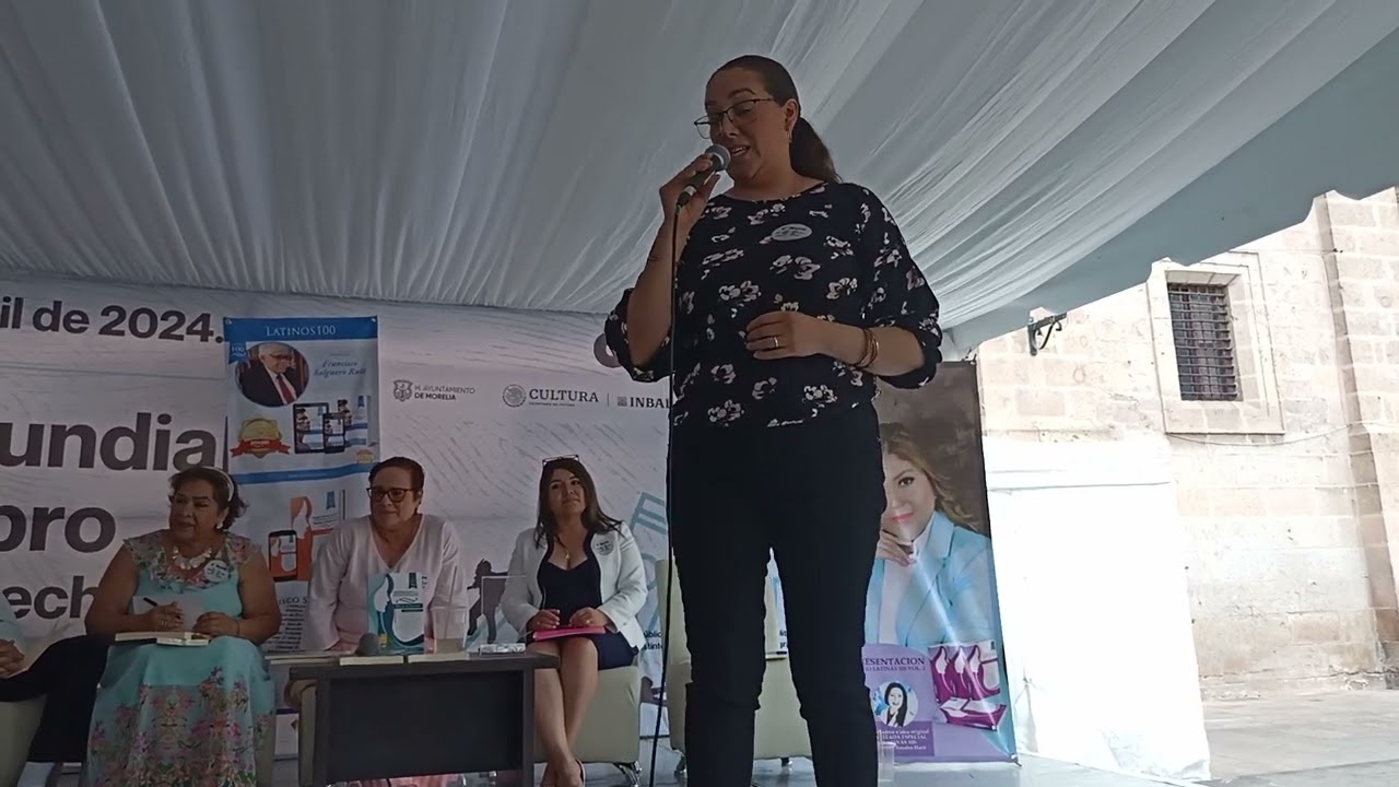 Angela Miranda en el día mundial del libro y la lectura 2024/23 de abril