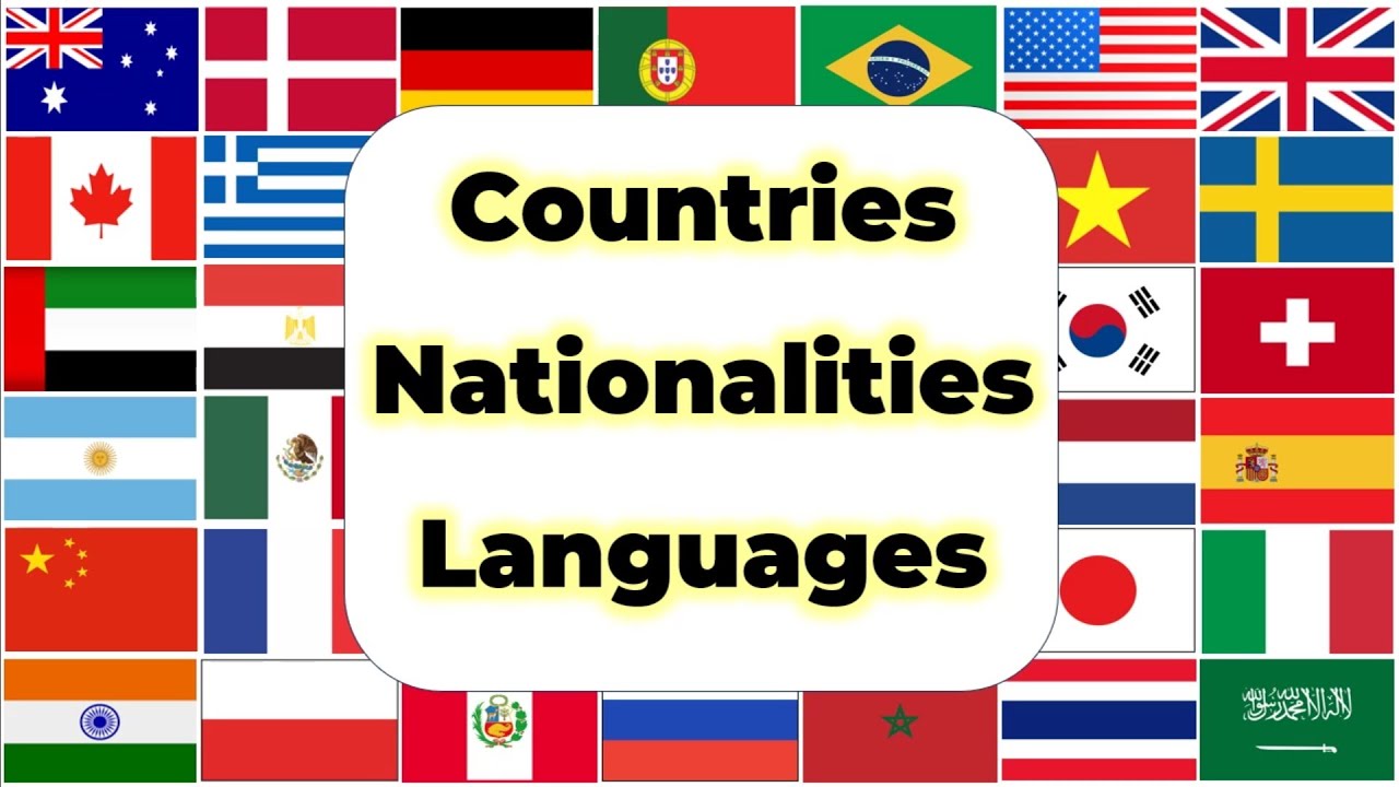 Страны, национальности и языки на английском языке | Английская лексика