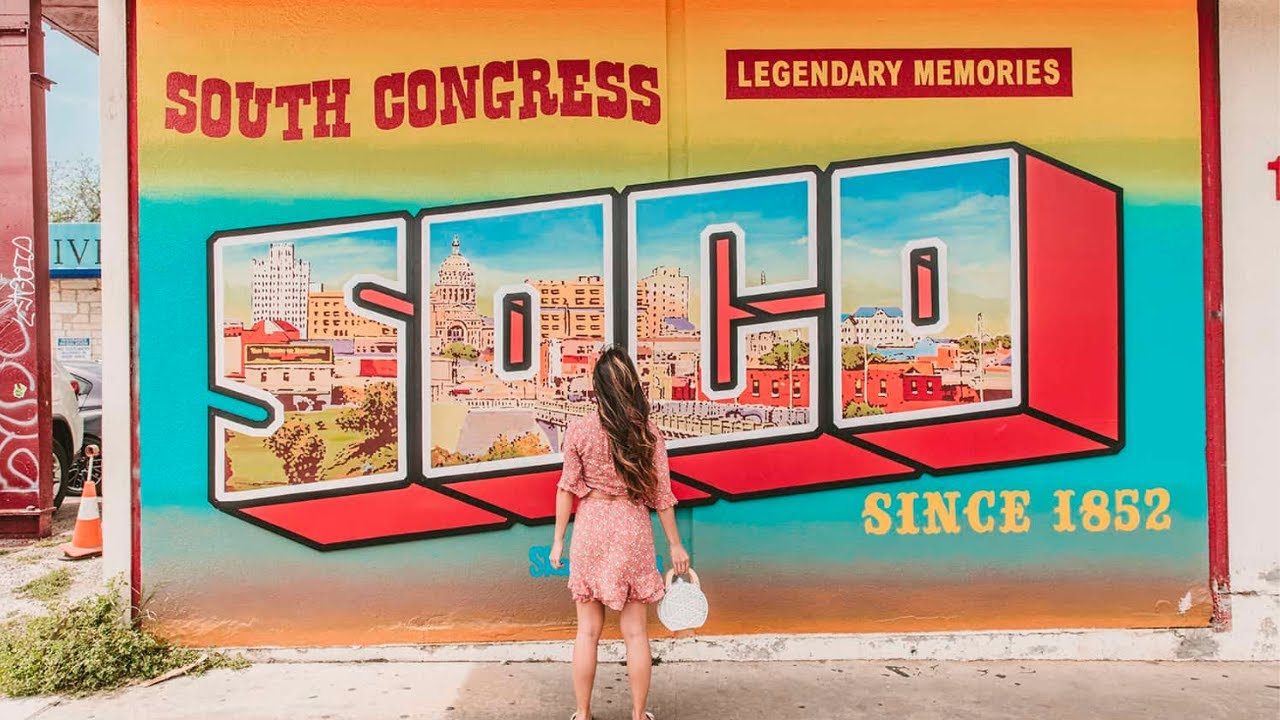 Touring Beautiful South Congress Avenue, the most visited place by people who travel to Austin Texas