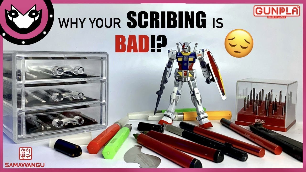 Как разметить Gunpla | Почему разметка линий на панелях плохая