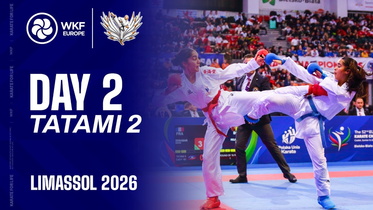 EKF KARATE  | Day 2 - Tatami 2 | EKF Cadet, Junior & U21 Championships