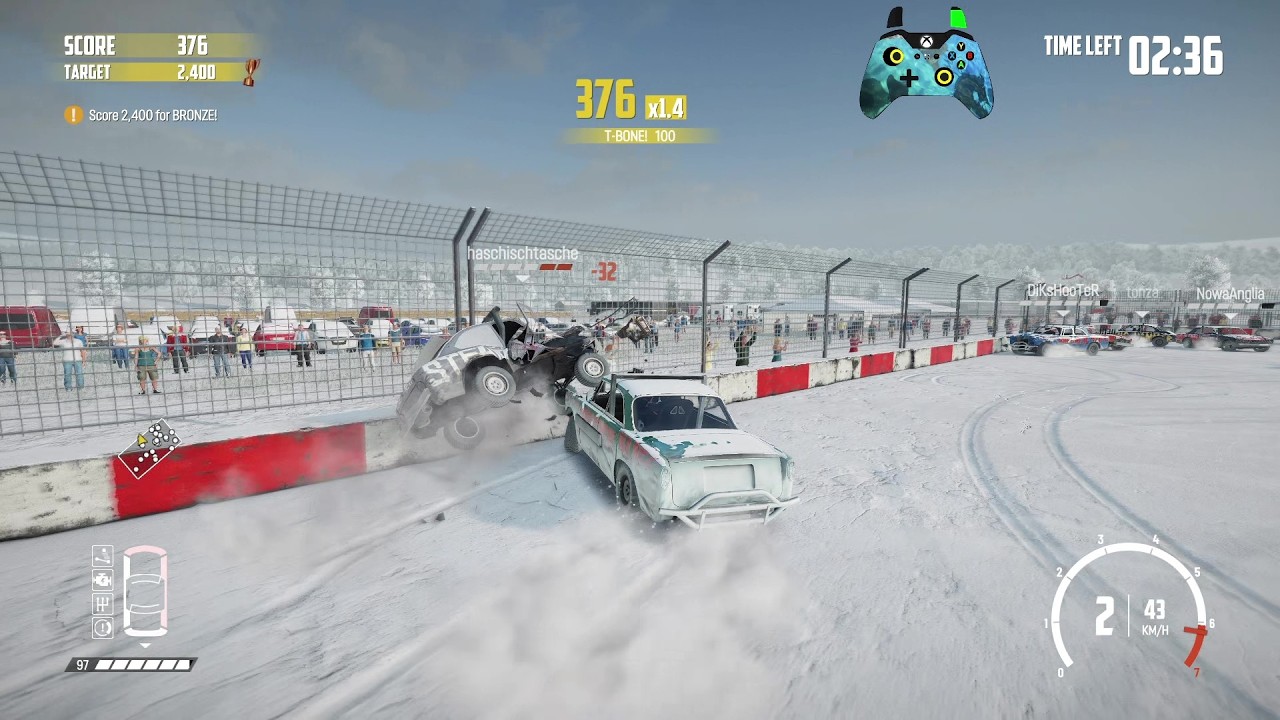 Wreckfest 26.02.25 Dominator Score Streak - Fairfield County Demolition Arena