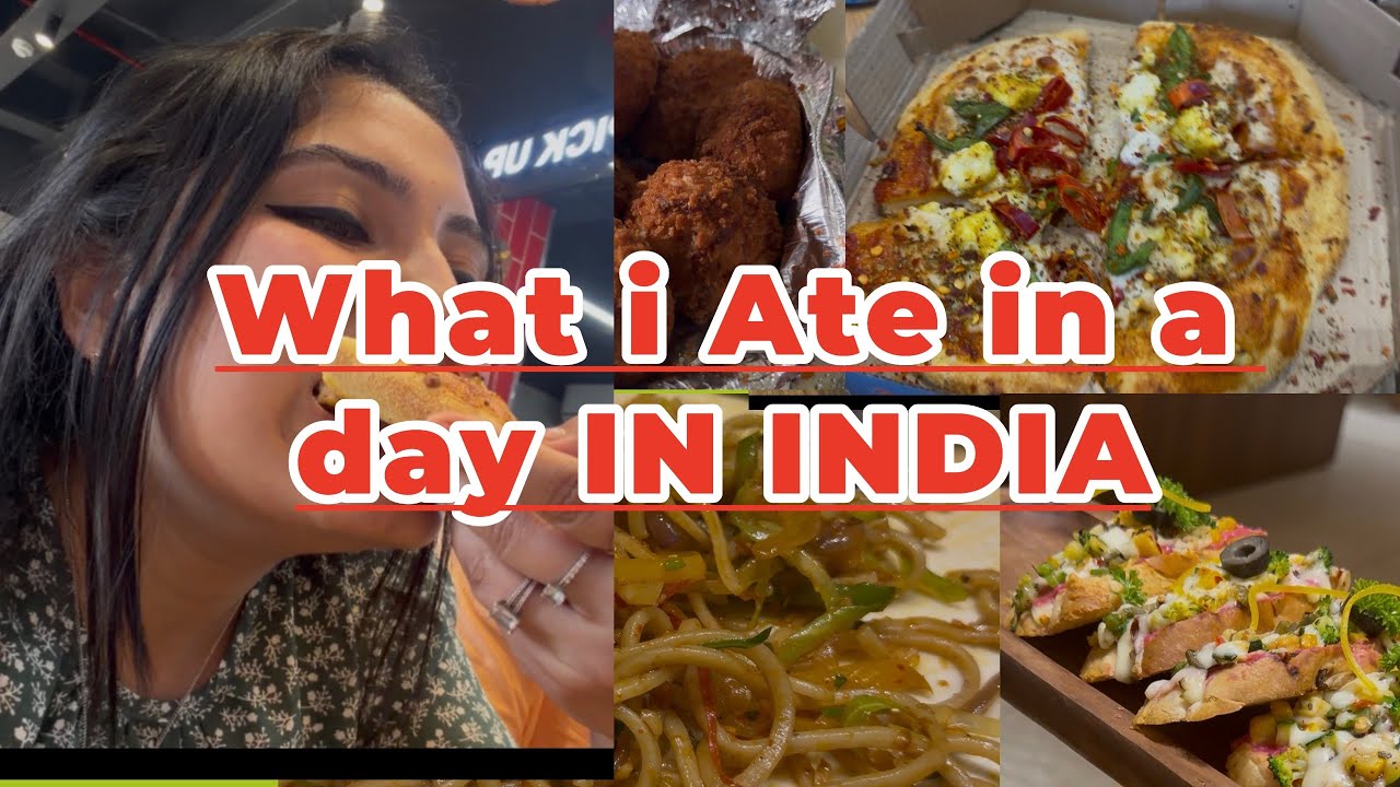 What I Ate in a Day in India 🇮🇳✨ | From Restaurant Dinner to Street Food!
