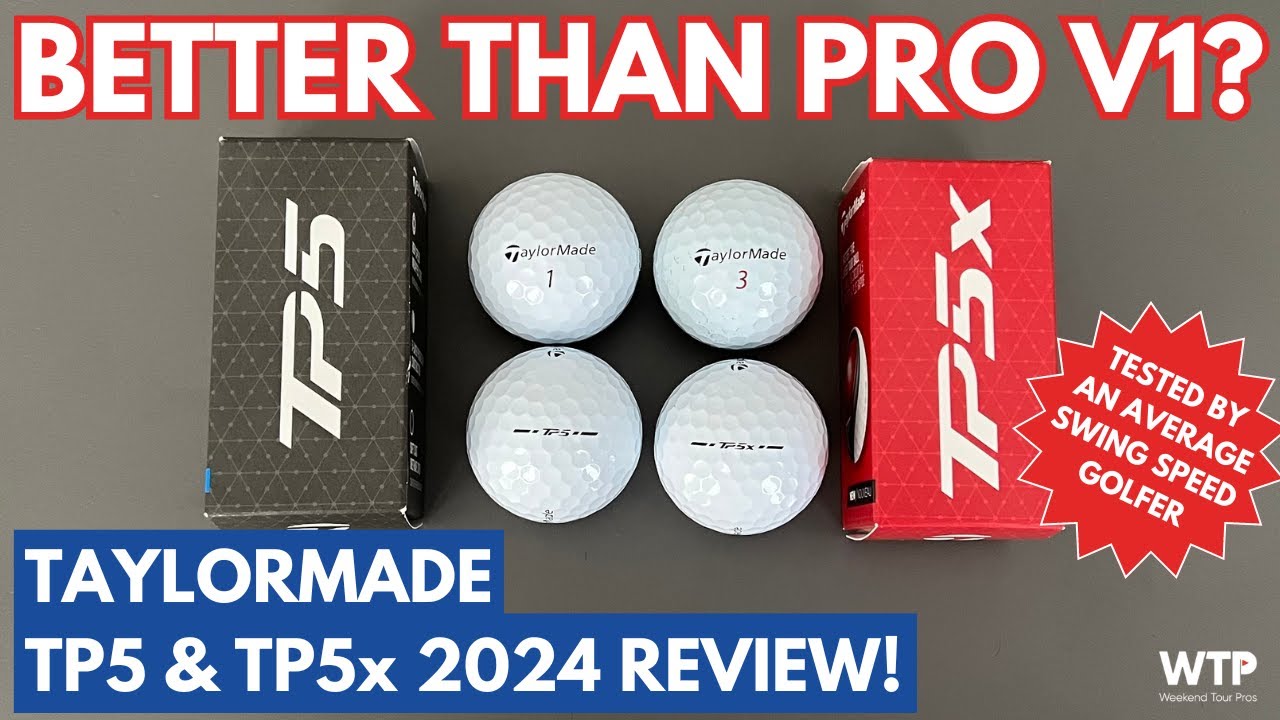 ОБЗОР МЯЧЕЙ TAYLORMADE TP5 И TP5x 2024! Включает сравнение с Titleist Pro V1!