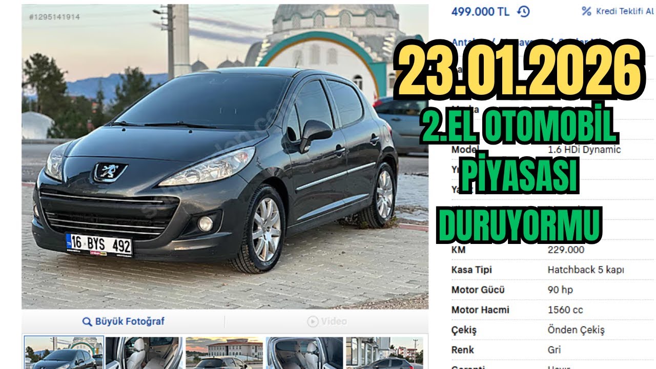 SAHİBİNDEN 2.EL OTOMOBİL İLANLARINI İNCELİYORUZ 23.01.2026