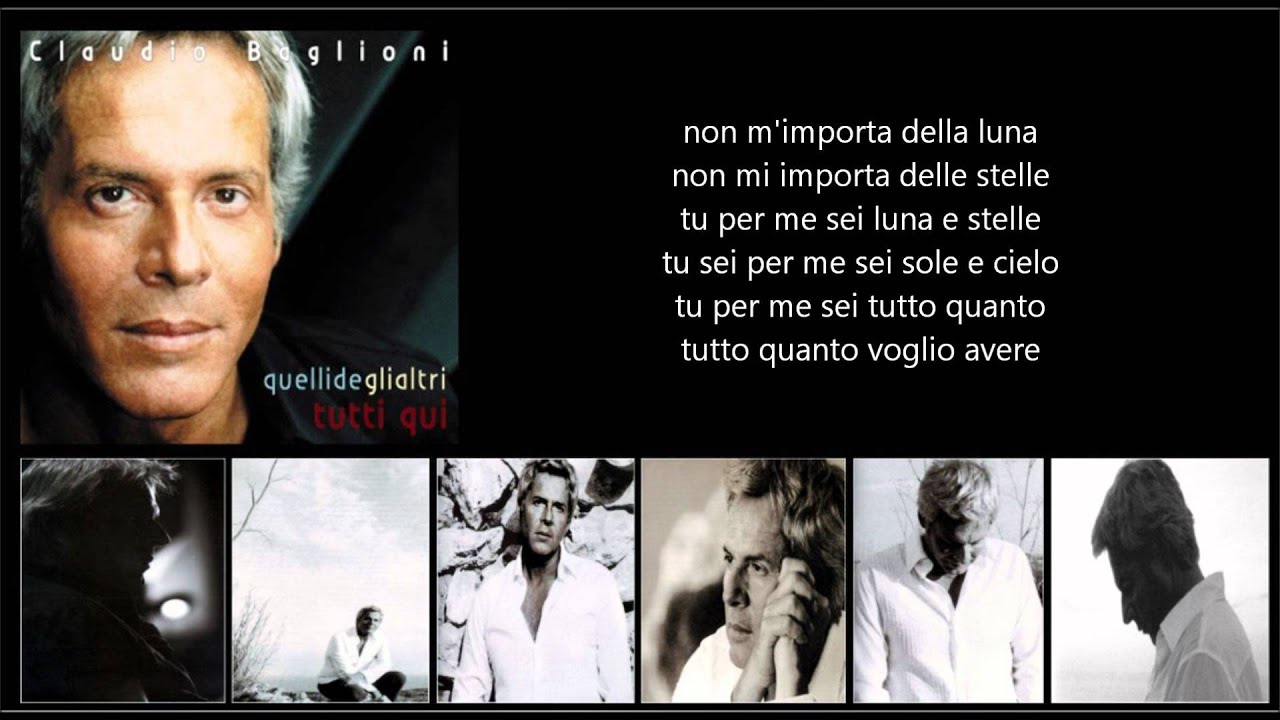CLAUDIO BAGLIONI - Senza fine