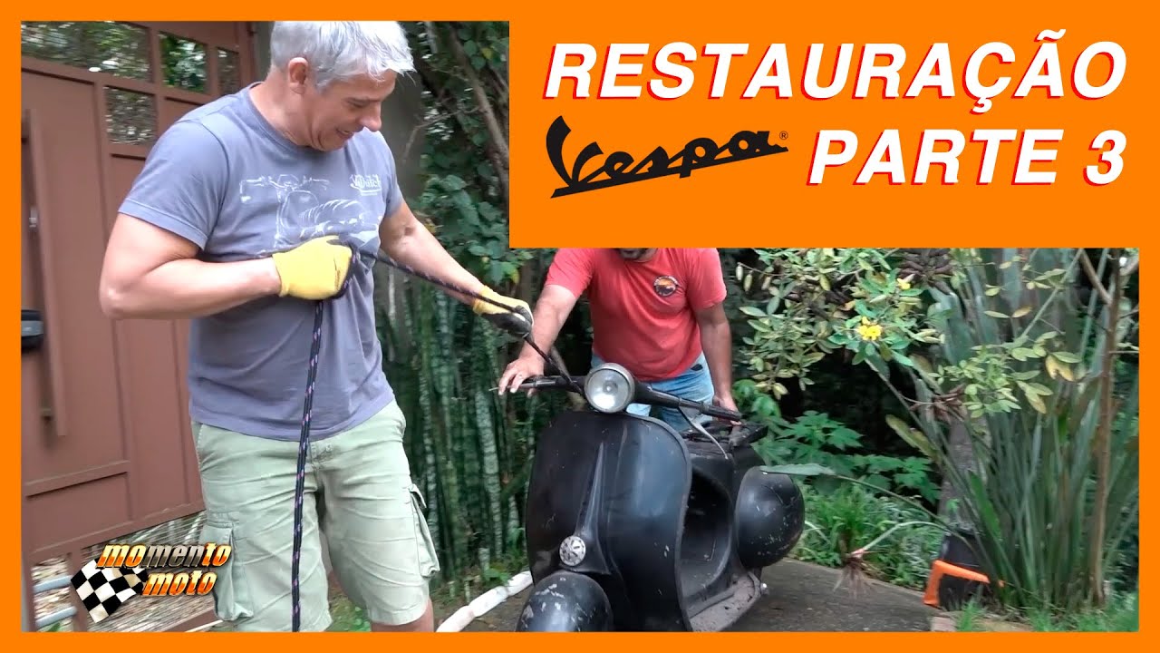 Restauração da Vespa 1959 - parte 3