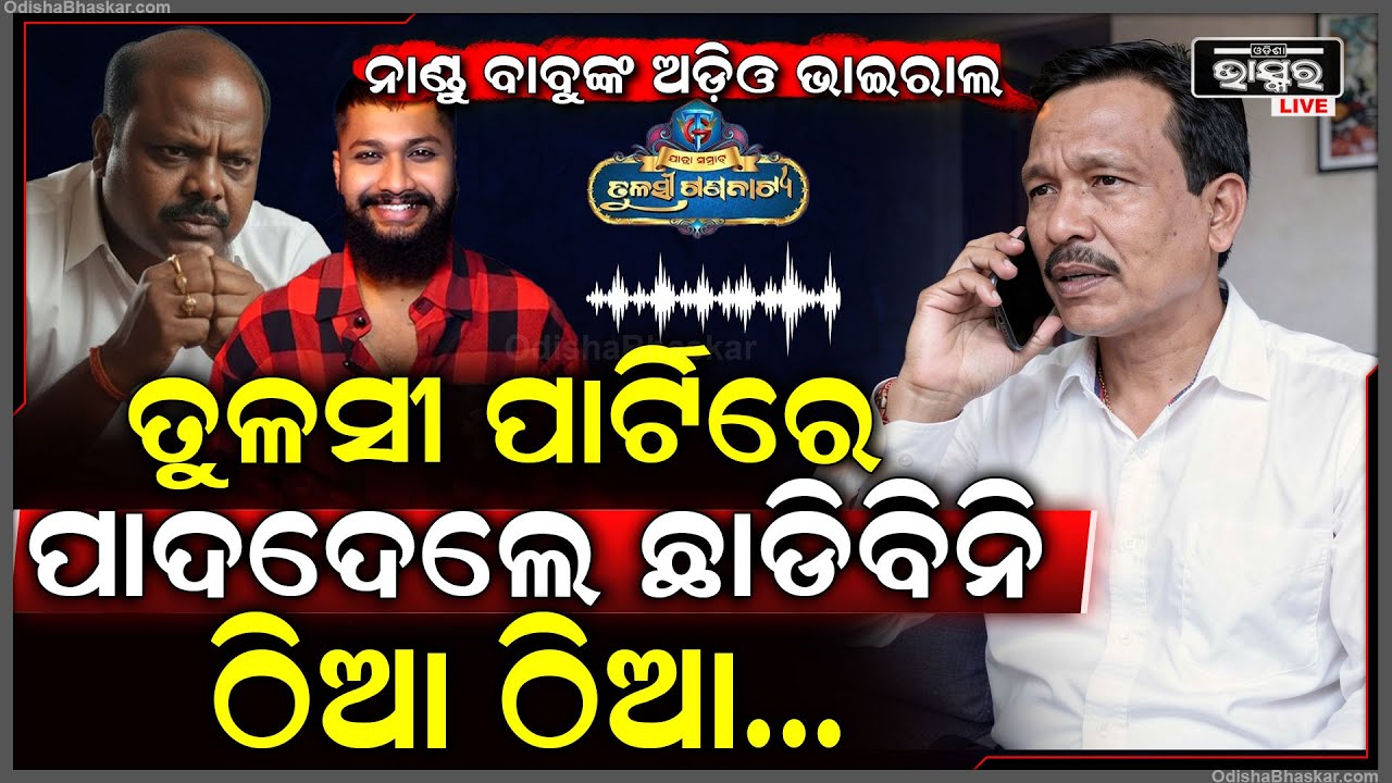 ଭାଇରଲ ହେଲା ଅଡିଓ ,ନାଣ୍ଡୁ ବାବୁ ଦେଲେ ଖୋଲା ଧମକ ,ତୁଳସୀରେ ପାଦଦେଲେ ... Nandu Babu Sai