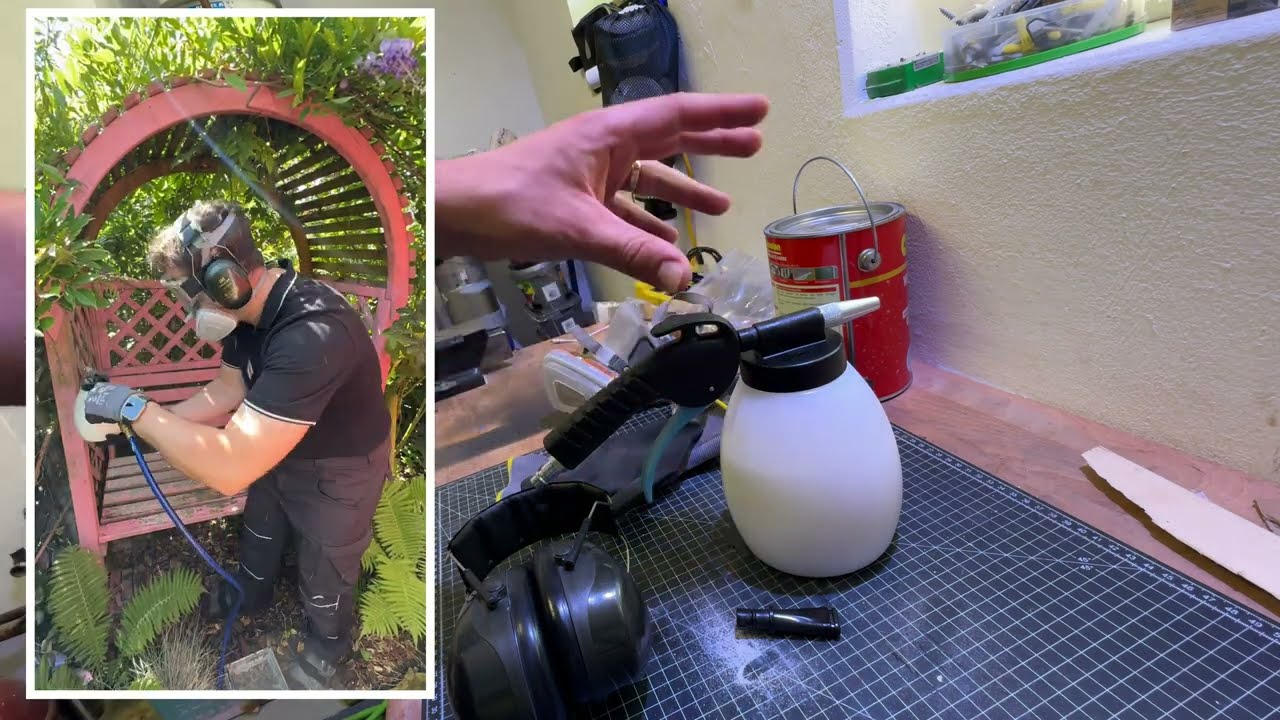 Entlacken mit Soda - Lack entfernen mit HAZET Soda Strahlpistole 9045P-1 Anleitung