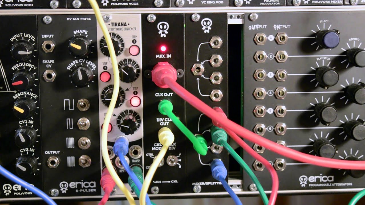 Erica Synths MIDI TO CLOCK module
