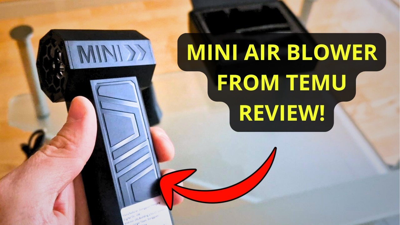Quick Review of Mini Jet Air Blower-Duster From Temu for $20 | Does It Work As Promised?