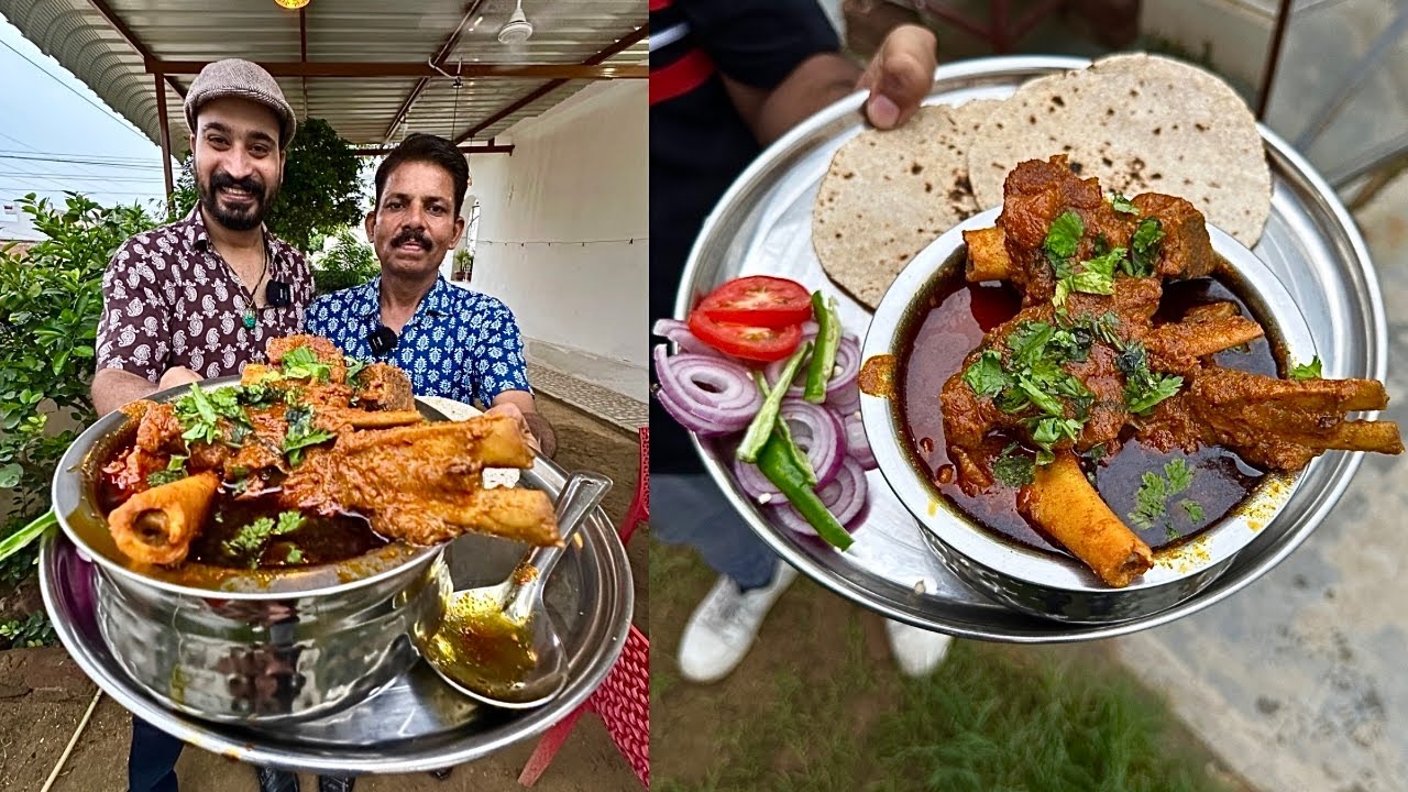 दोस्तों संग पार्टिया कर घर में खोल दिया Restaurant | अब खिलाते है राजपूती नल्ली चाप मटन।Jaipur food
