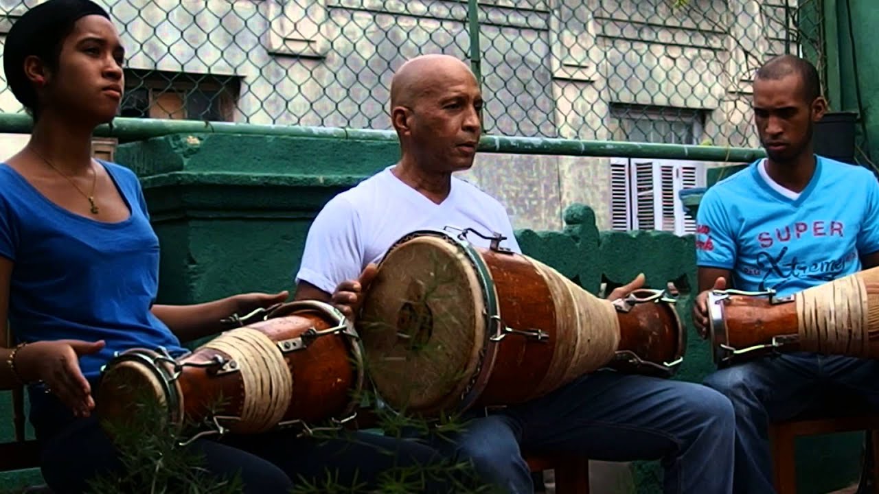 Octavio Rodriguez Rivera and family, masters of the Afro-Cuba Bat&aacute; drums