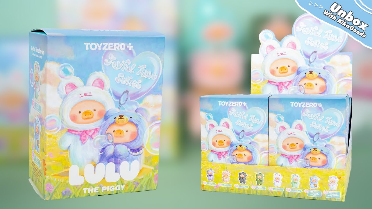 Unboxing LuLu The Piggy Joyful Time Series Plush Blind Box #kikagoods #asmr #figure #toys #doll