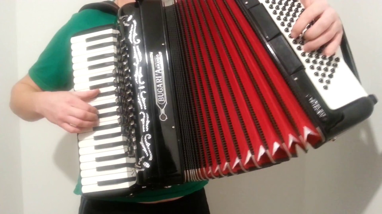 AKORDEÓN BUGARI ARMANDO JUNIORFISA 96- TEST A JA TAKA ČARNA, IVANKU 1/2017 (HARMONIKA)