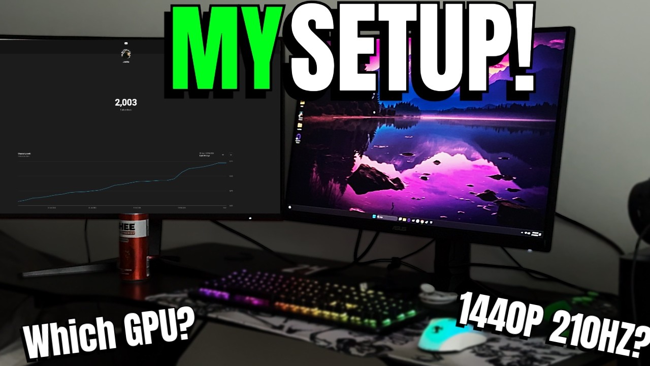 WHAT parts are in my GAMING / EDITING SETUP! (2000 subscribers special)