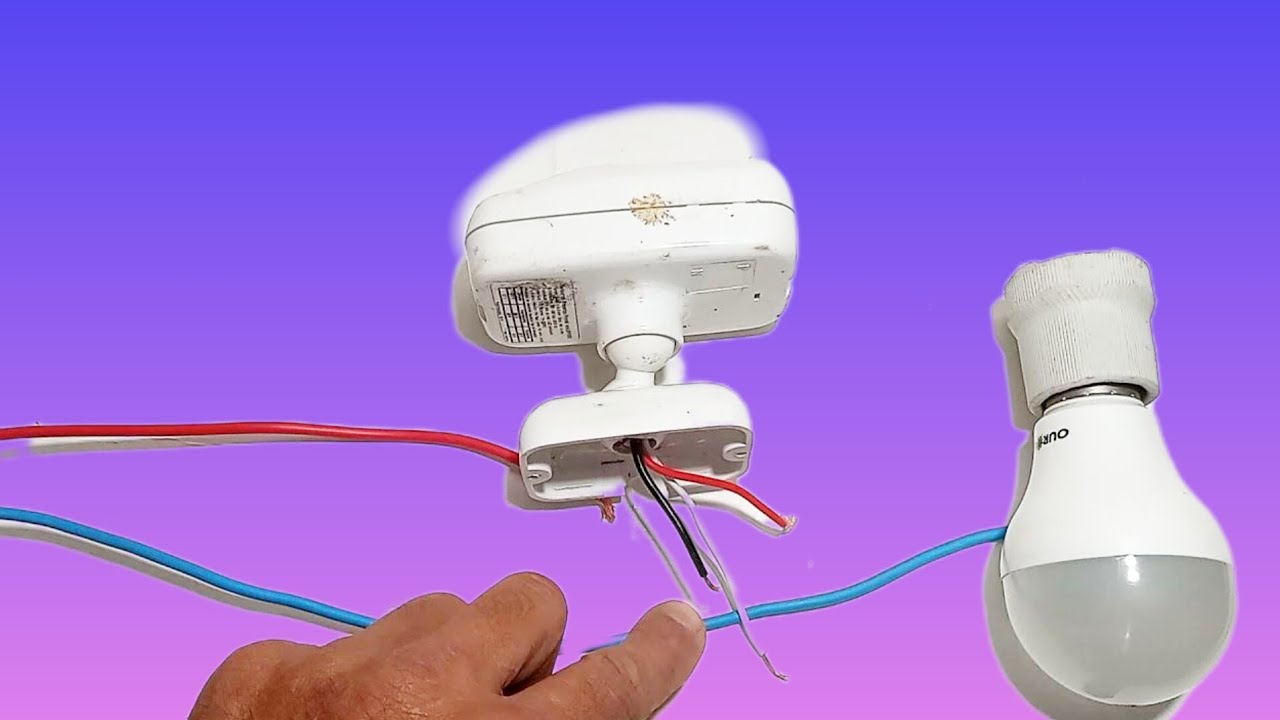 Como ligar sensor de presença da exatron com tensão de 127 volts