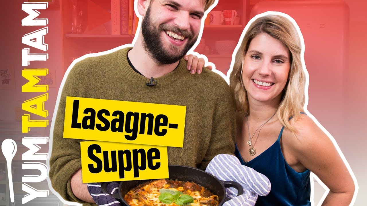 LASAGNE als SUPPE? // Lasagne-Suppe mit Mozzarella & Spinat // 