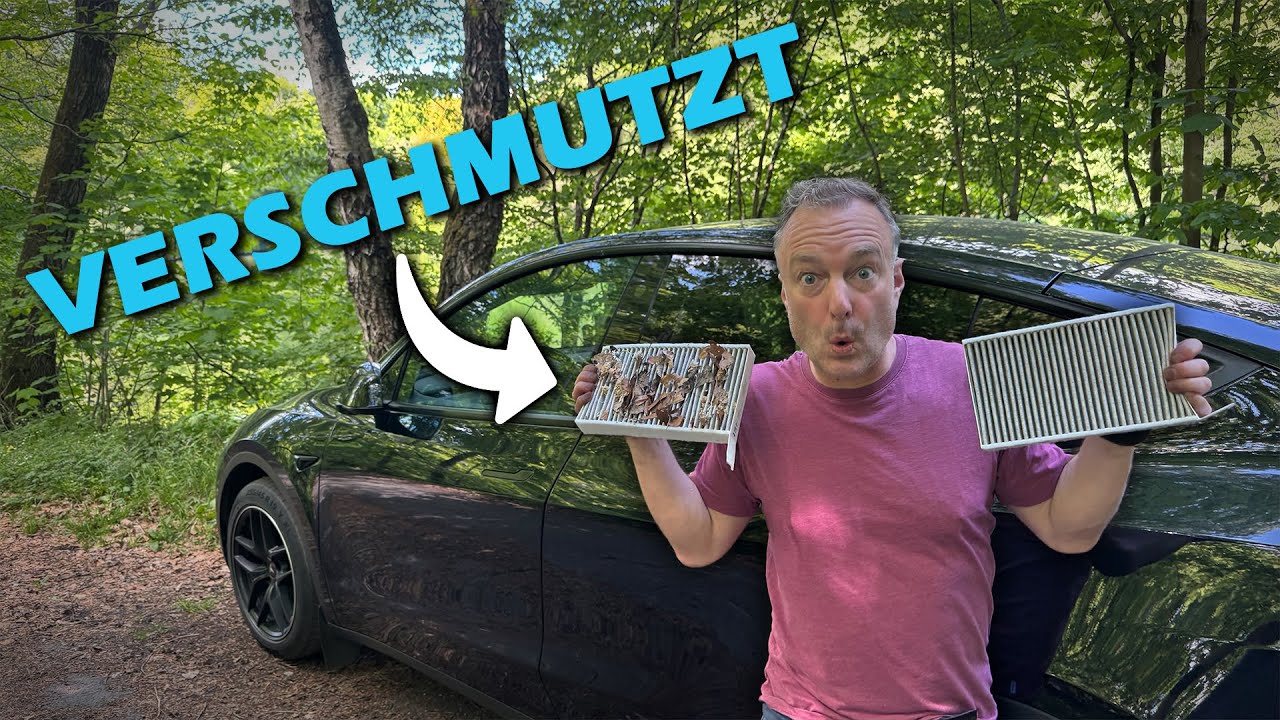 Wechsel Tesla Innenraum-Luftfilter - überfällig!