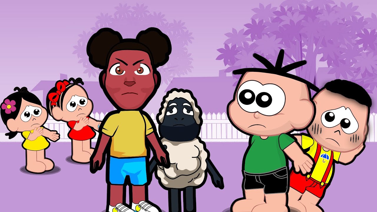 Cebolinha e Cascão em  Amanda Aventureira the Adventurer a Misteriosa