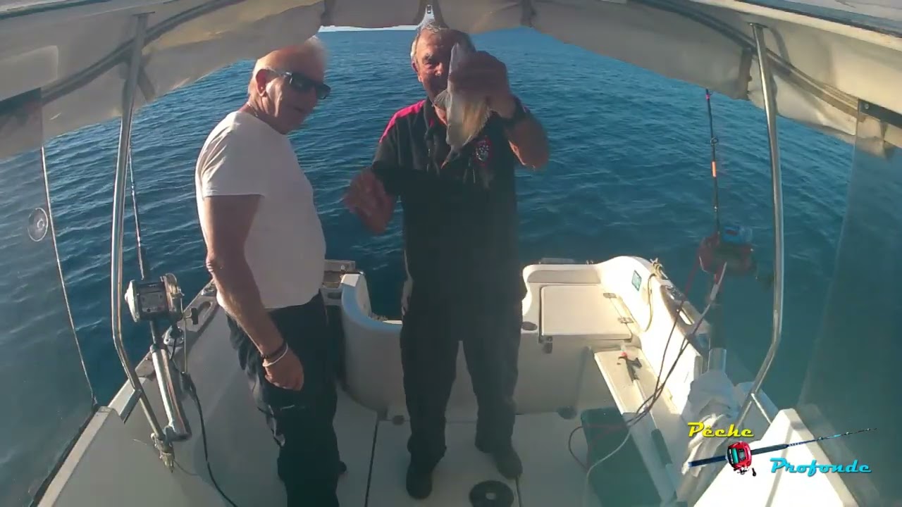 P&ecirc;che profonde de la Dorade rose avec Armand & Philippe au large de Toulon.